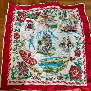 50’s/60’s Novelty Mexico Scarf